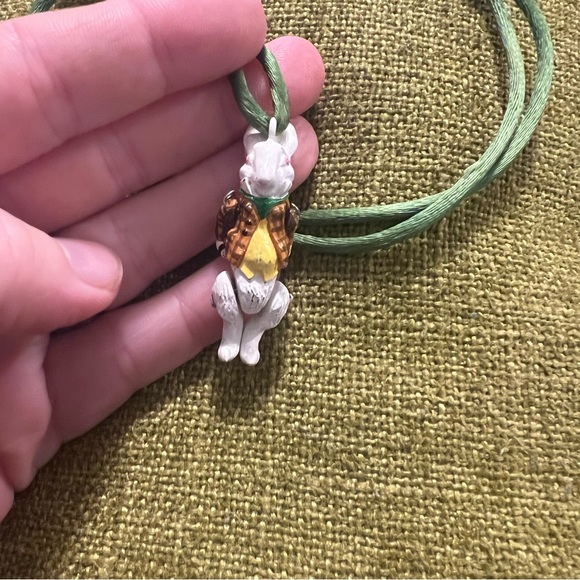 Hantel Vintage Victorian Alice In Wonderland Miniature Pendant Jointed Moving - Picture 2 of 9